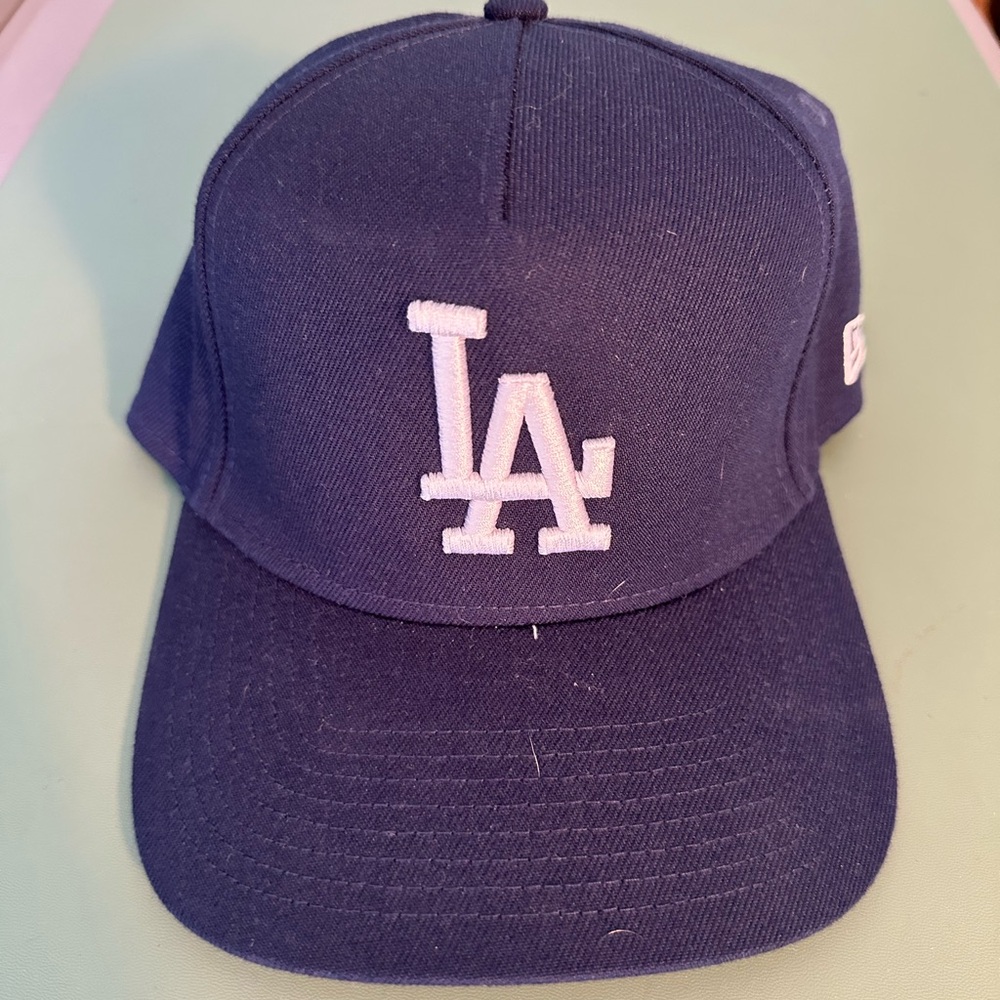 New Era Navy Blue LA Dodgers snapback Cap
